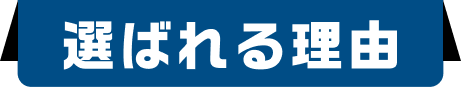 選ばれる理由